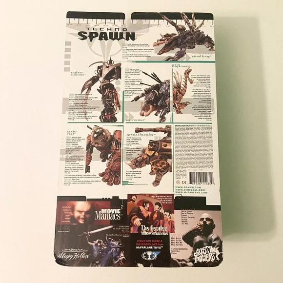 Vintage 1999 Techno Spawn Steel Trap  Series 15 McFarlane Action Figure - Picture 10 of 16
